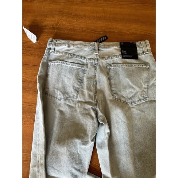 J Brand Women's Tate Boy Fit Eco Wash Jeans, Statis Destruct, Blue, Size 27 - Picture 7 of 9